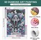 DIY 5D Skull Diamond Art Kit – Halloween Skeleton & Ghost Face Full Drill Gem Painting 12x16 in